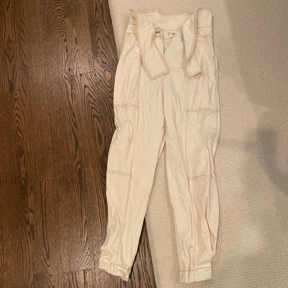White denim Ulla Johnson pants